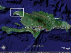 Haiti from Google Earth